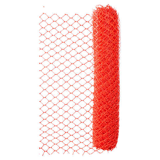 Clôture de construction en plastique losange 4 pi x 50 pi