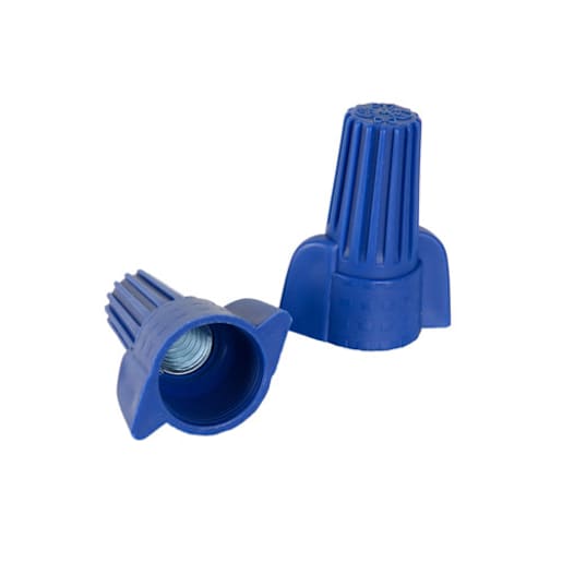 Winged Wire Connectors Pkg/10 Blue