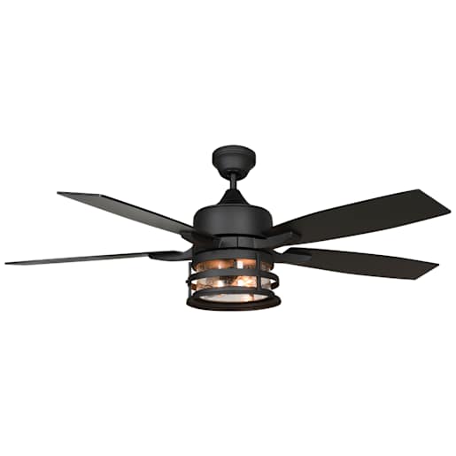 Duffy Ceiling Fan Black 52 in.
