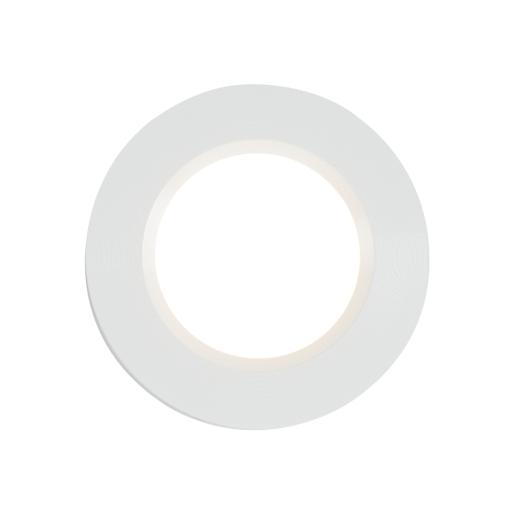 Rondelles d'éclairage DEL blanc chaud Pqt/3
