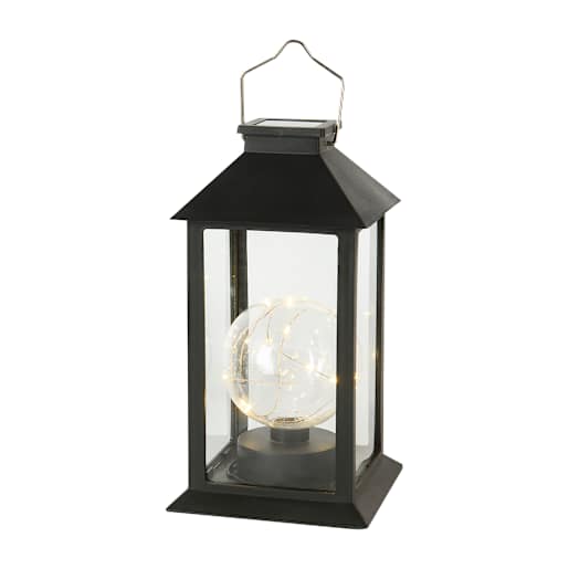 VERTUO Giant Globe Solar Energy Lantern Black