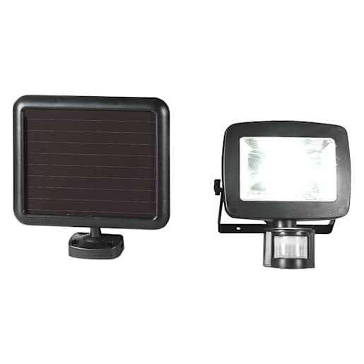 VERTUO Solar Spotlight with Motion Sensor Black