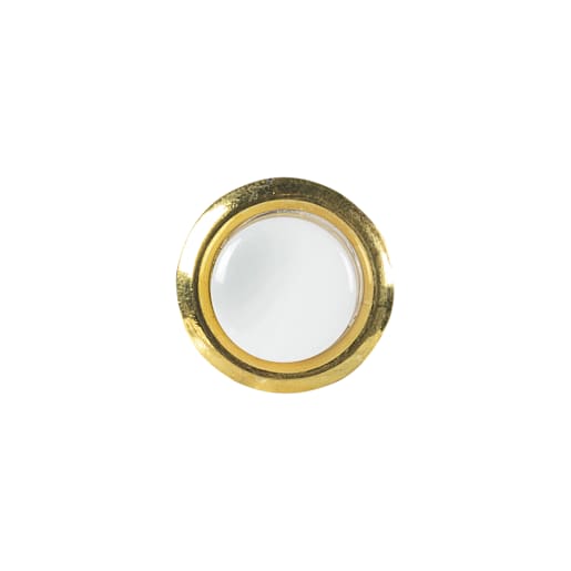 Illuminated Wired Doorbell Gold