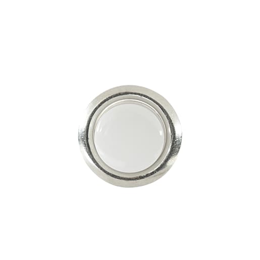 Illuminated Wired Doorbell Silver
