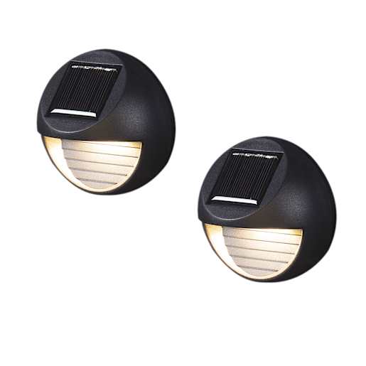 VERTUO Celine Solar Light Pkg/2 Black