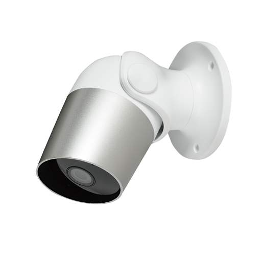 Smart Security Camera Interior and Exterior White