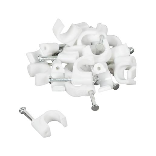Coaxial Cable Clamps Pkg/20