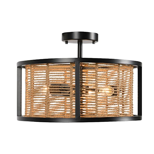 VERTUO Roxo 3-Light Semi-Flush Mount