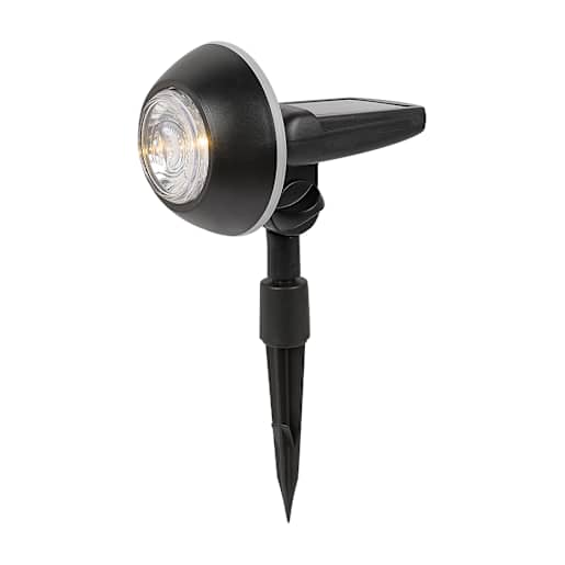 VERTUO LED Solar Spotlight Black