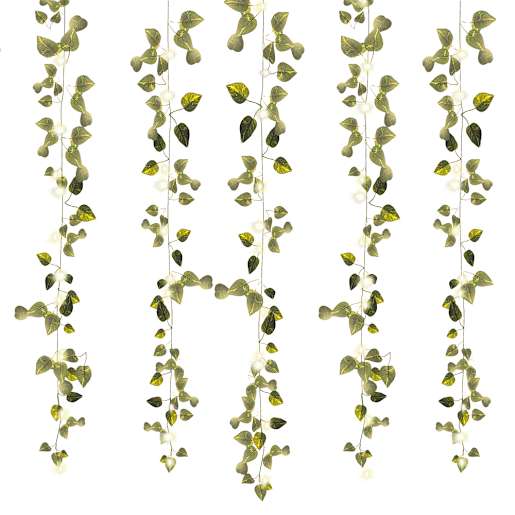 VERTUO Ivy Leaves Curtain Lights