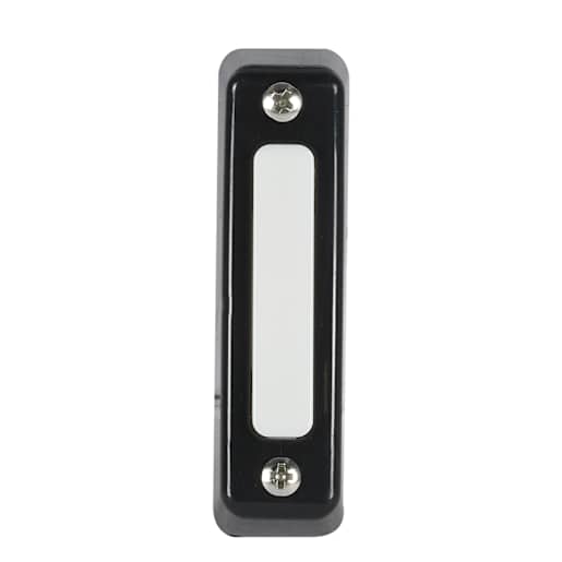 Wired Doorbell Push Button Black