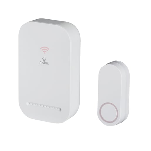 Smart Doorbell and Push Button Plug-In White