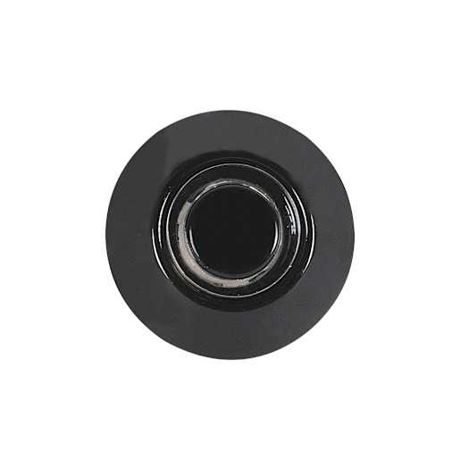 Illuminated Wired Doorbell Push Button Black