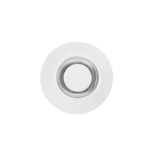 Illuminated Wired Doorbell Push Button White
