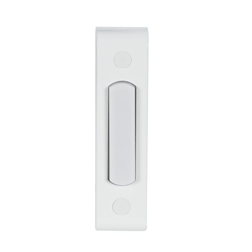 Illuminated Wired Doorbell Push Button White