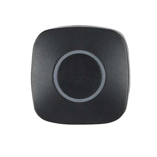 Illuminated Wireless Doorbell Push Button Black