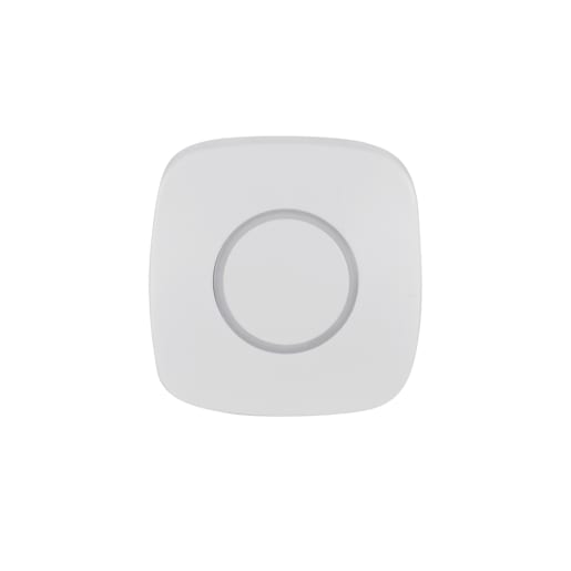 Illuminated Wireless Doorbell Push Button White