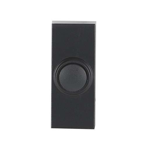 Wireless Doorbell Push Button Black