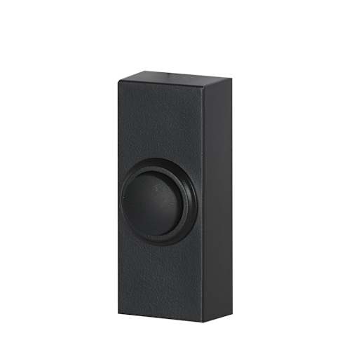 Bouton de sonnette sans fil noir
