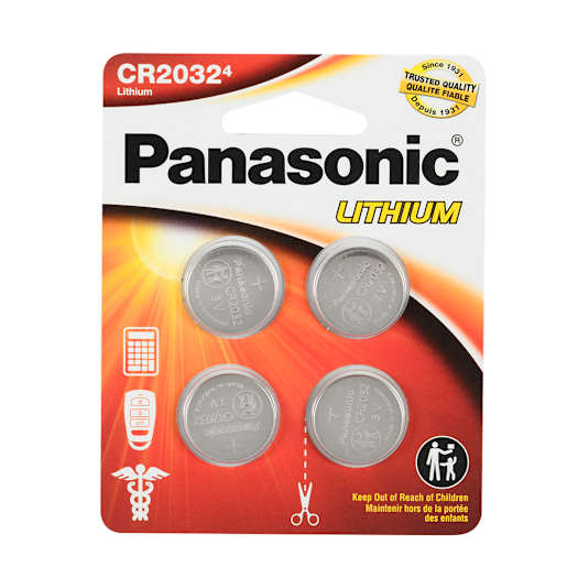 Panasonic Batteries CR2032 Pkg/4
