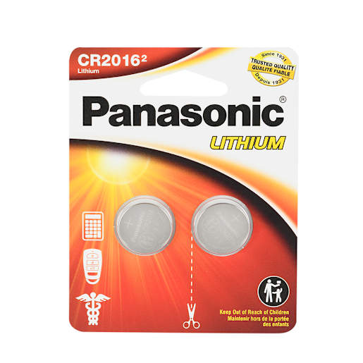 Panasonic Batteries CR2016 Pkg/2
