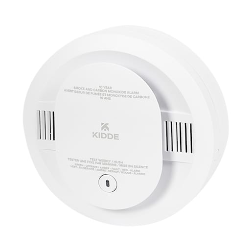 Avertisseur de fumée et de monoxyde de carbone vocal à pile 10 ans