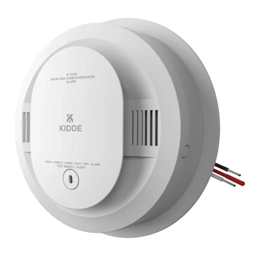 KIDDE Talking Smoke and Carbon Monoxide Alarm 120 V and 10-year Backup Battery