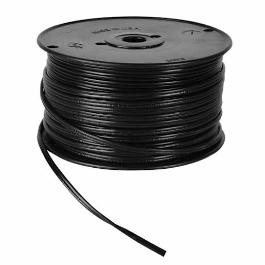 Lamp Cord 18/2 Black Bulk