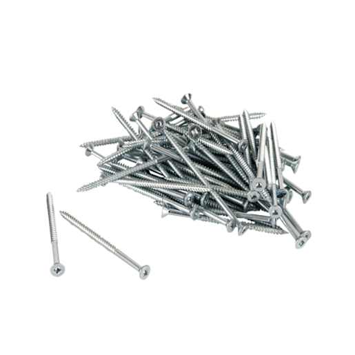 Flat Head Wood Screws 4 in. n° 8 Pkg/100