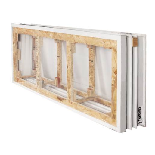 Cadre pour fenêtre de fondations (3 sections) 48 po x 32 po x 8 po