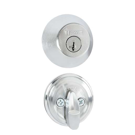 Keyed Deadbolt Lock Satin Chrome