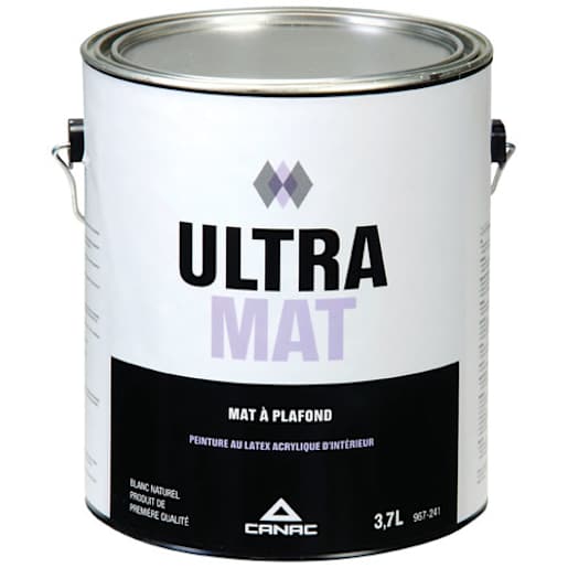UltraMat Ceiling Interior Latex Paint Natural White 3.7 L