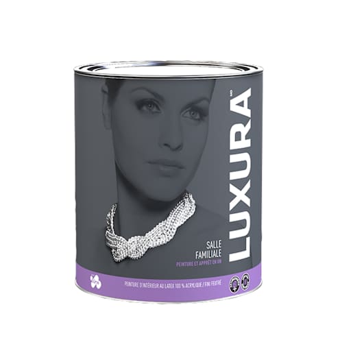 Peinture latex intérieur Luxura salles familiales blanc et couleurs 927 ml