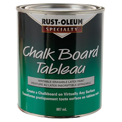 Black Chalkboard Paint 887 ml