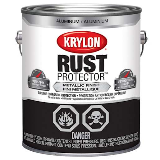 Peinture antirouille Rust Protector métallique aluminium 3,78 L