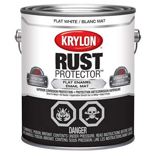 Peinture antirouille Rust Protector blanc mat 3,78 L