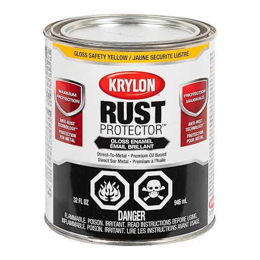 Rust Protector Gloss Paint Yellow 946 ml