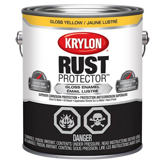 Peinture antirouille Rust Protector jaune 3,78 L