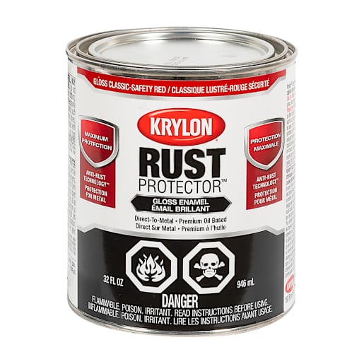 Peinture antirouille Rust Protector rouge classique lustré 946 ml