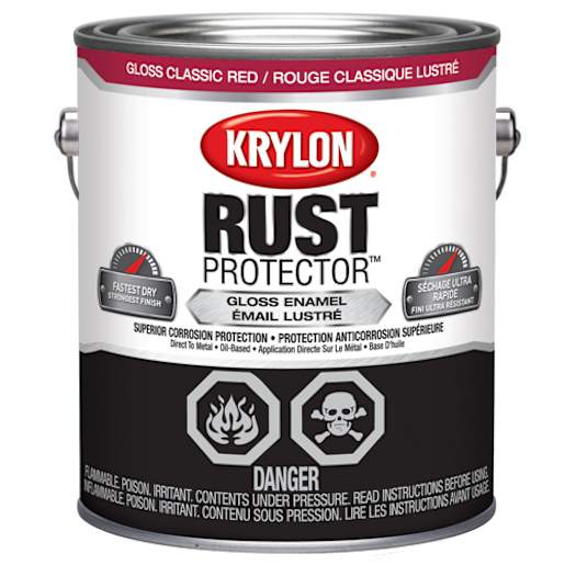 Rust Protector Gloss Paint Classic Red 3.78 L