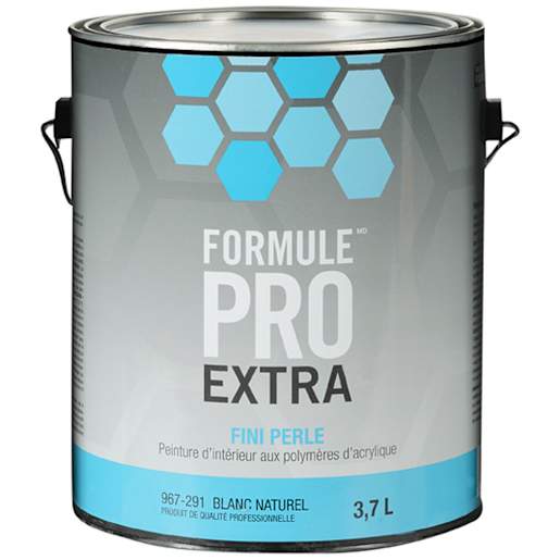 Peinture au latex intérieur Formule Pro Extra perle blanc et couleurs 3,7 L