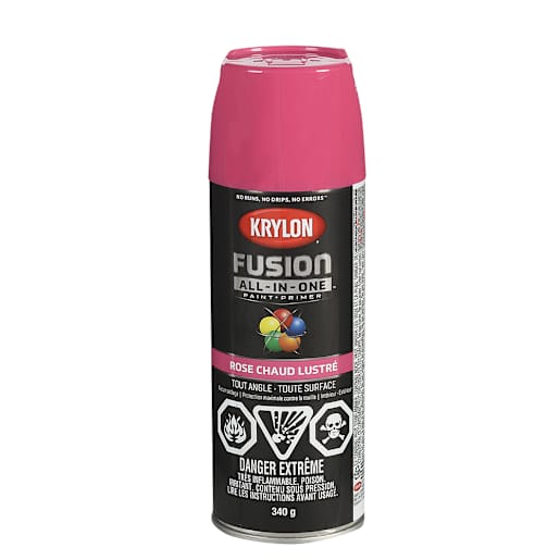 Fusion All-In-One Paint & Primer Gloss Hot Pink 340 g