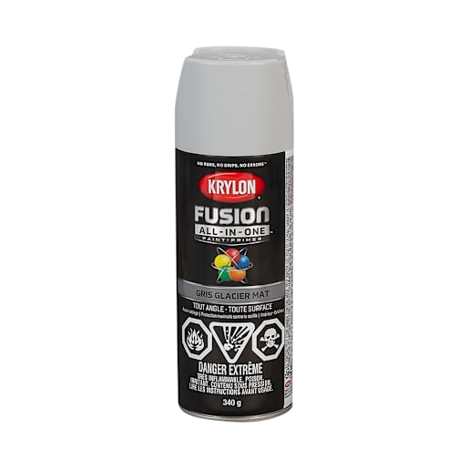 Peinture et appret Fusion All-In-One gris glacier mat 340 g
