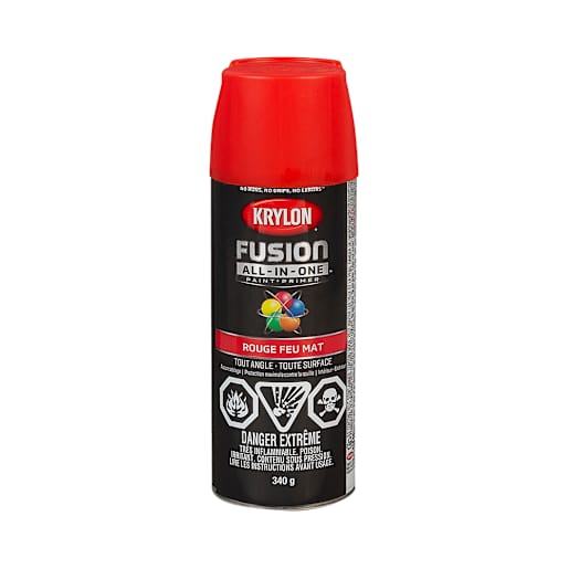 Fusion All-In-One Paint & Primer Matte Fire Red 340 g