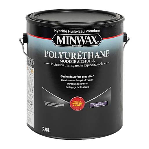 Vernis au polyuréthane satiné 3,78 L