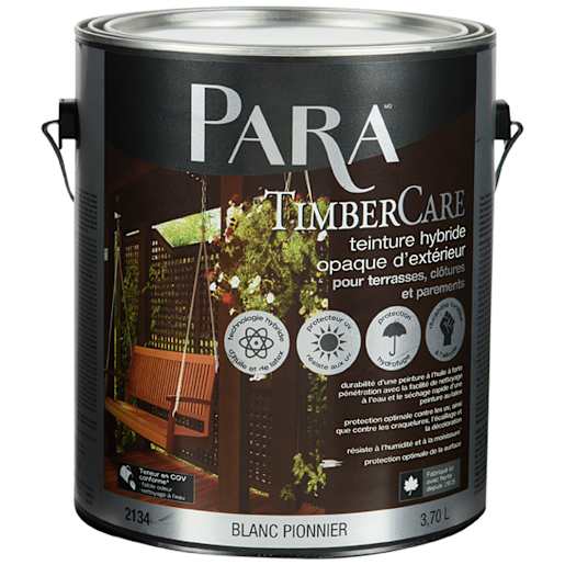 Timbercare Exterior Solid Wood Stain Hybrid White 3.78 L
