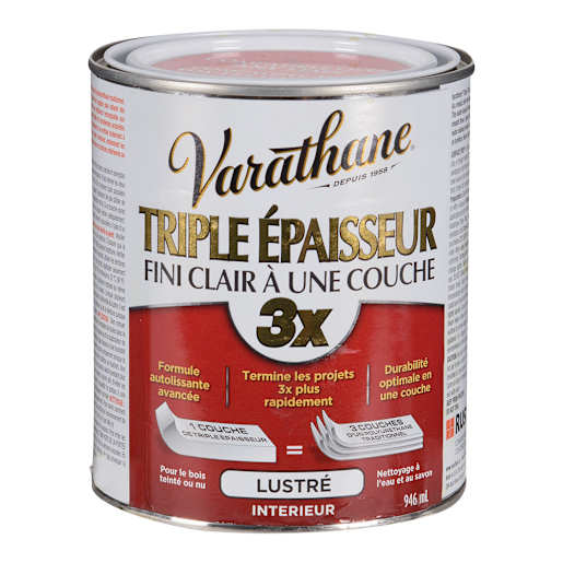 3X Interior Waterbased  Varnish Gloss 946 ml