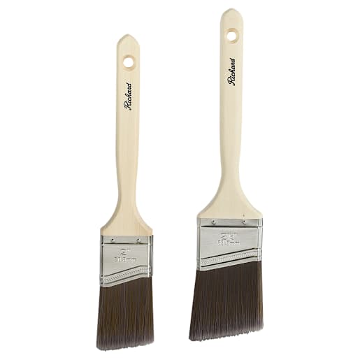 Ensemble de 2 pinceaux angulaires Flex en polyester SRT A. RICHARD