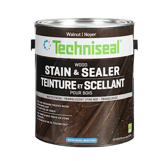 Teinture et scellant pour bois noyer 3,78 L
