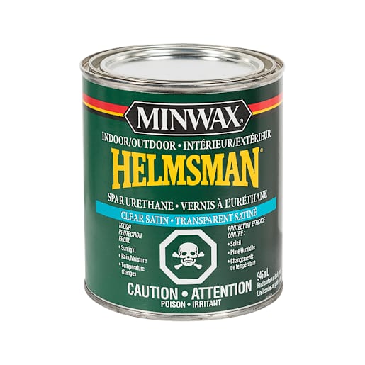 Vernis à l'uréthane pour l'extérieur Helmsman satiné 946 ml